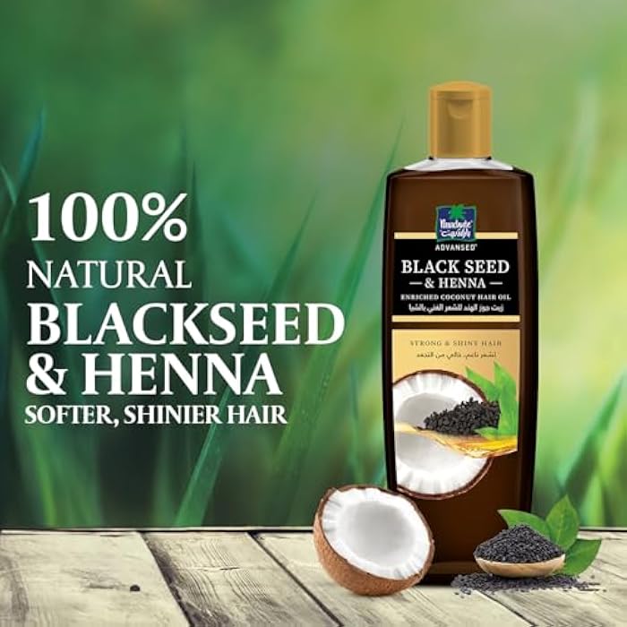 Parachute Advansed Blackseed and Heena Hair Oil Enriched with Coconut Hair Oil | For Strong and Shiny Hair | 200ml - Image 4